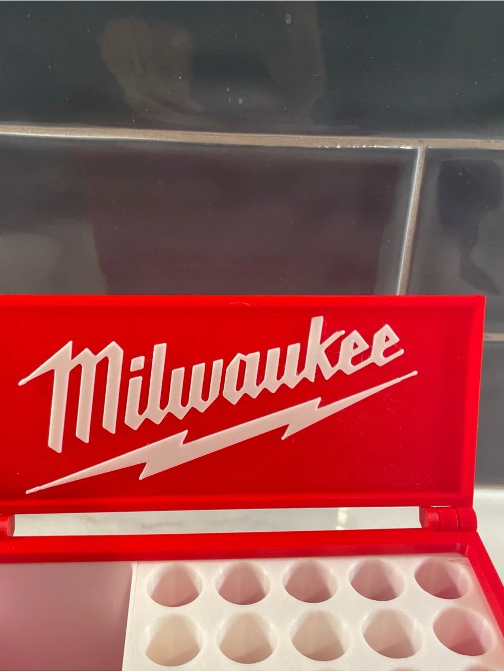 Milwaukee Red Tool Chest Organizer for office or Desk